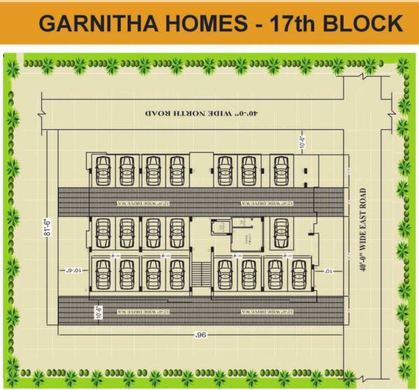  homes Block 17 Ground Cluster Plan