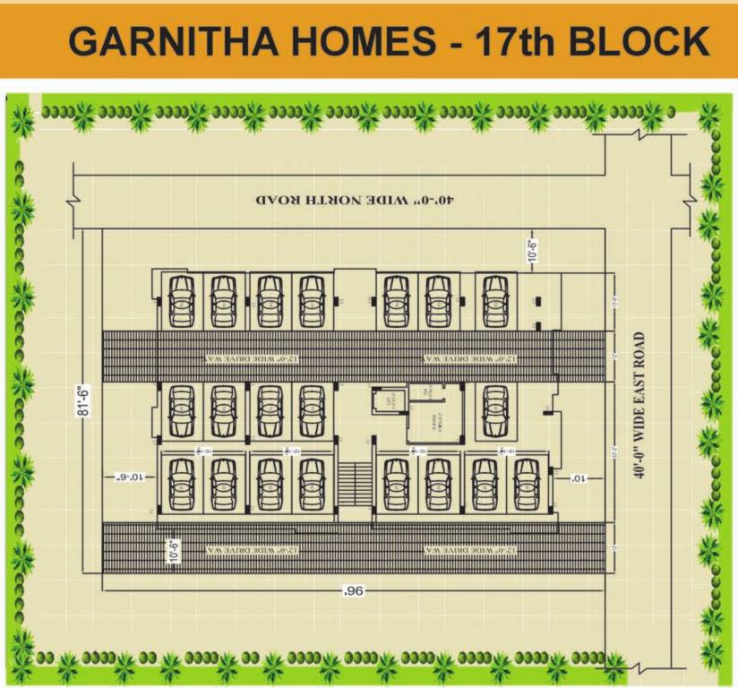  homes Block 17 Ground Cluster Plan