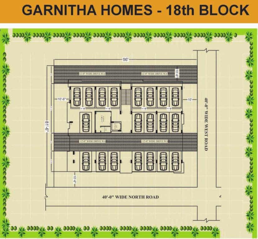  homes Block 18 Ground Cluster Plan