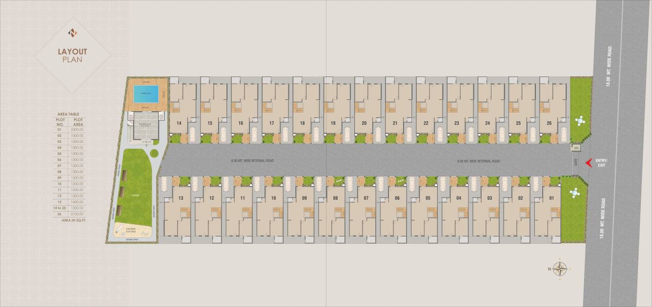  infinity Layout Plan