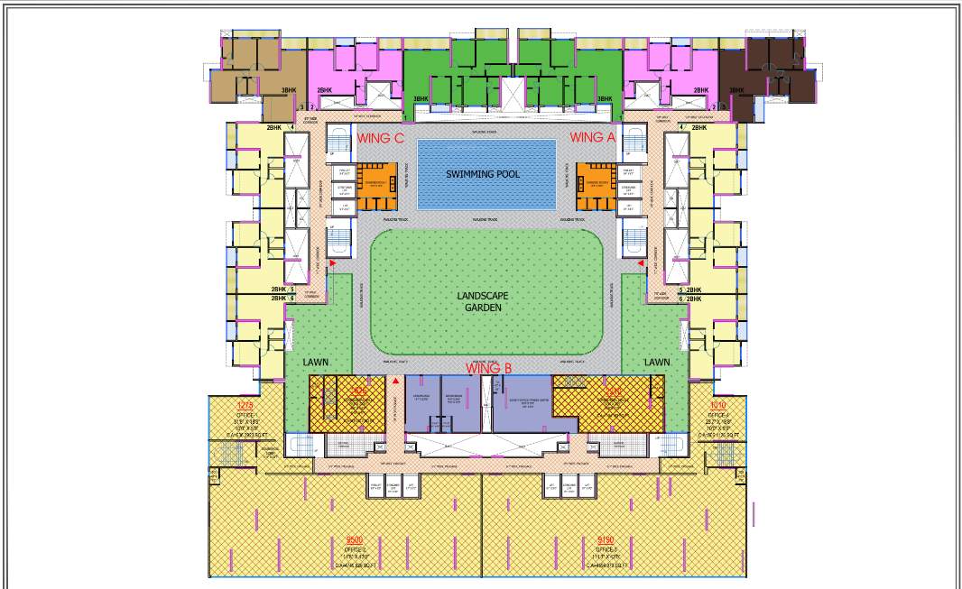  gami satyam palacio Gami Satyam Palacio Cluster Plan