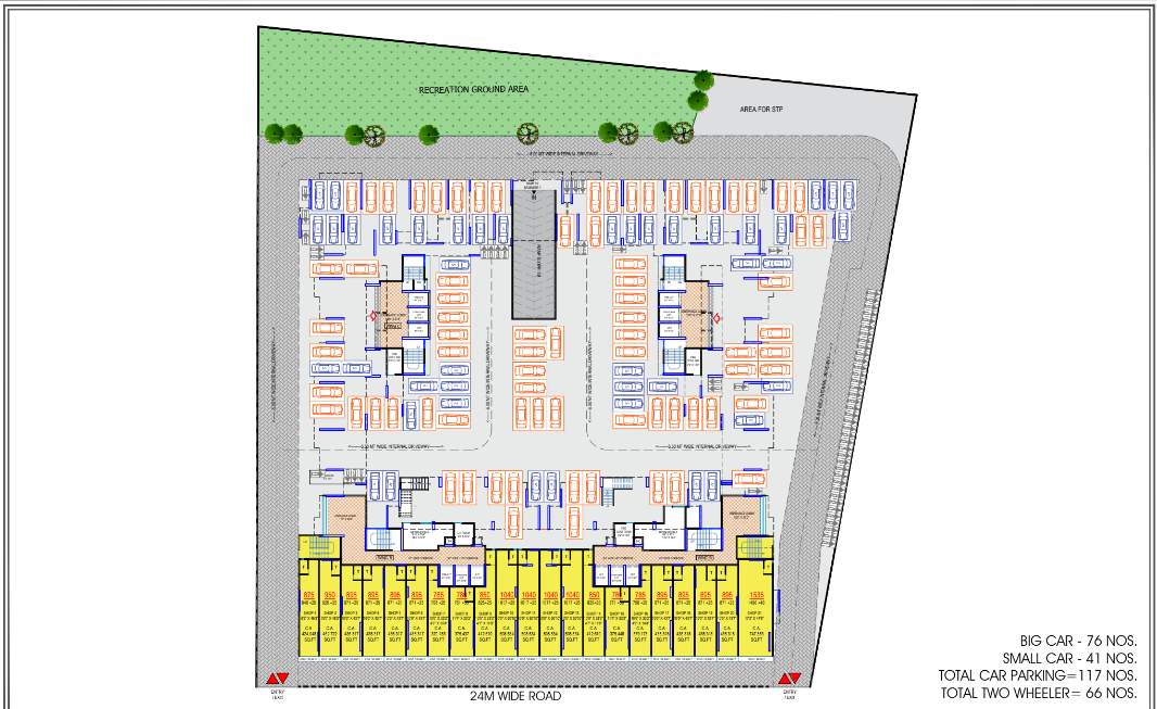  gami satyam palacio Gami Satyam Palacio Cluster Plan