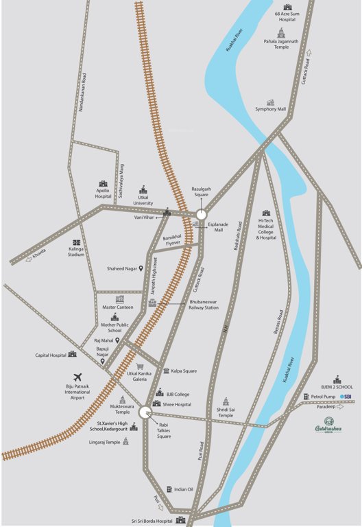  jiva at gatikrushna green Location Plan