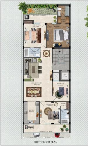 MG Skys 255 Sq Yd Cluster Plan from 1st to 4th Floor mg-skys-255-sq-yd MG Skys 255 Sq Yd Cluster Plan from 1st to 4th Floor