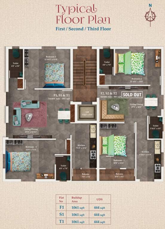  kvrs sree kamadhenu KVRs Sree Kamadhenu Typical Cluster Plan