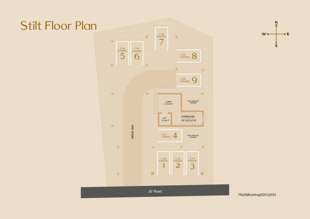  sree padmalayam KVR's Sree Padmalayam Stilt Cluster Plan