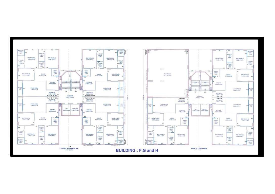  maxton Block F To Block G, Block H Cluster Plan