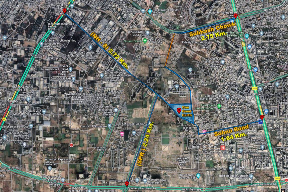  one good earth Location Plan