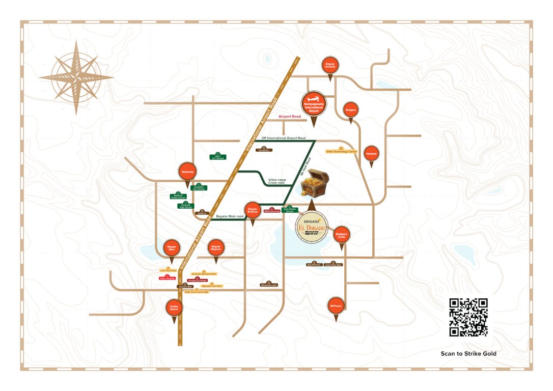cobalt at brigade el dorado Location Plan