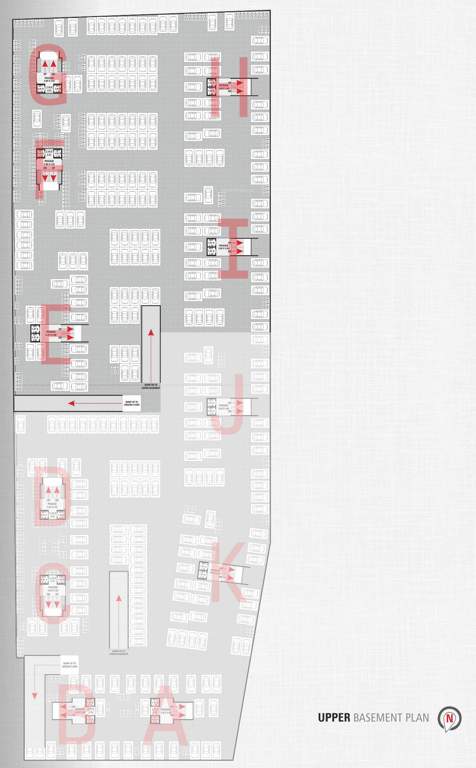  concord towers E To I Upper Basement Cluster Plan