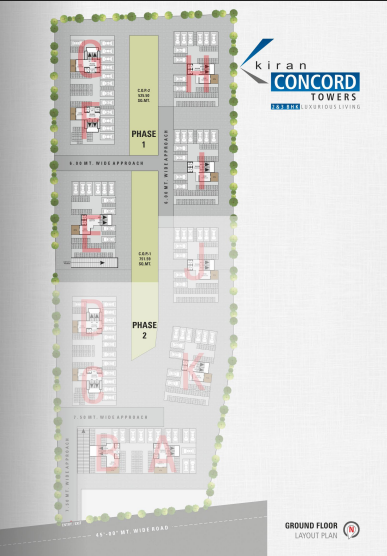  concord-towers Layout Plan