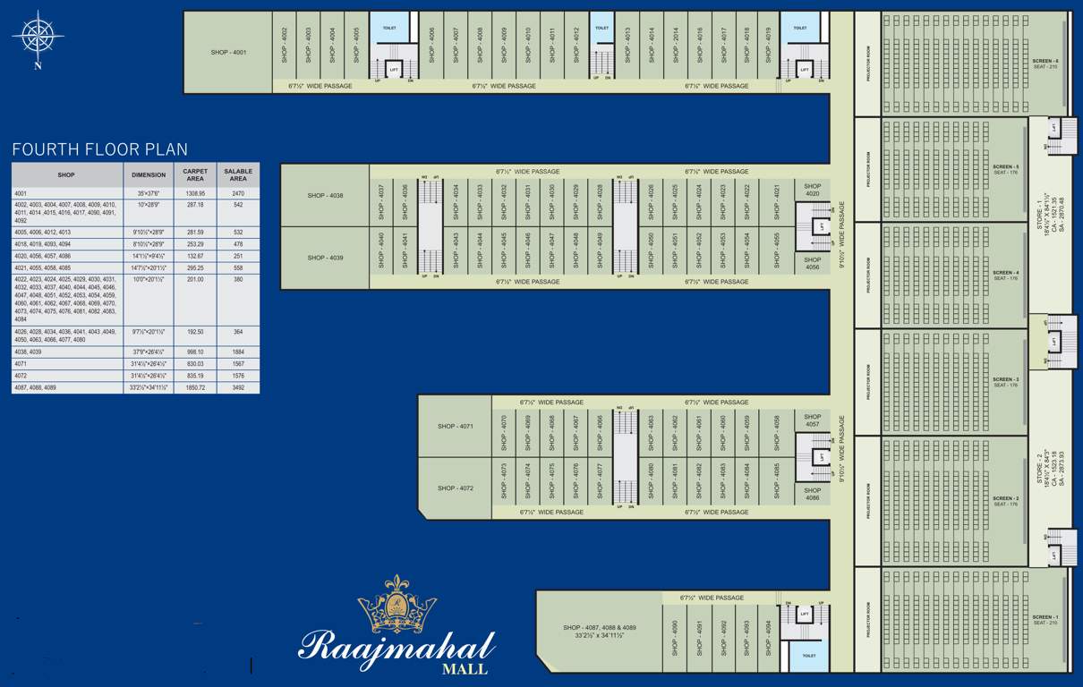  mall 1 Commercial Building Cluster Plan