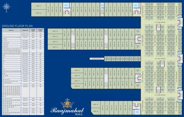  mall 1 Commercial Building Ground Cluster Plan