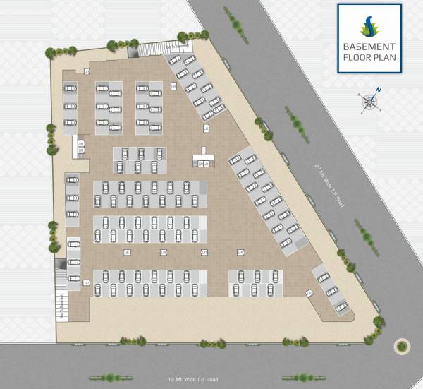  siddeshwar-the-business-harbour 1 Basement Cluster Plan