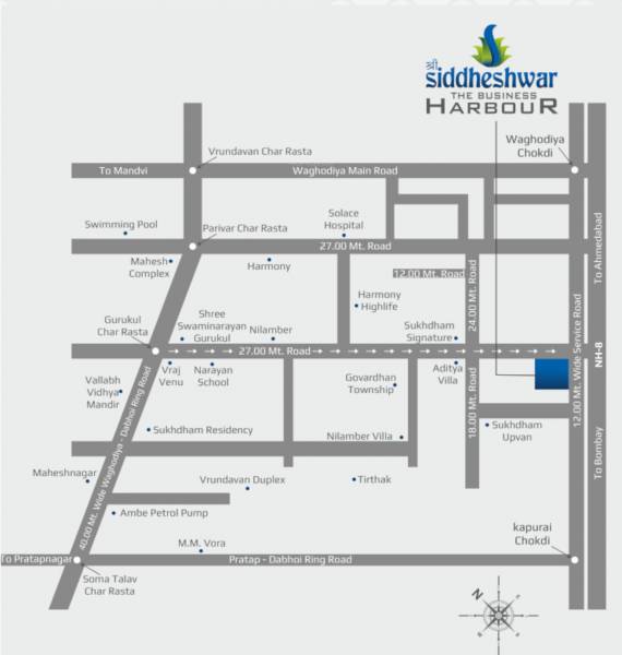  siddeshwar-the-business-harbour Location Plan