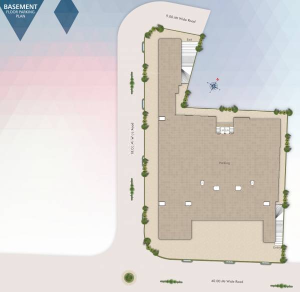 1 Basement Cluster Plan shree-siddheshwar-hallmark 1 Basement Cluster Plan