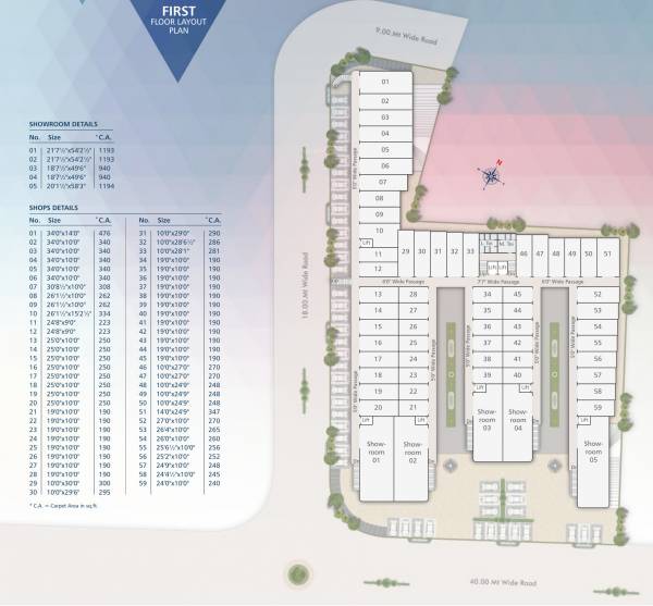 1 Cluster Plan For 1st Floor shree-siddheshwar-hallmark 1 Cluster Plan For 1st Floor