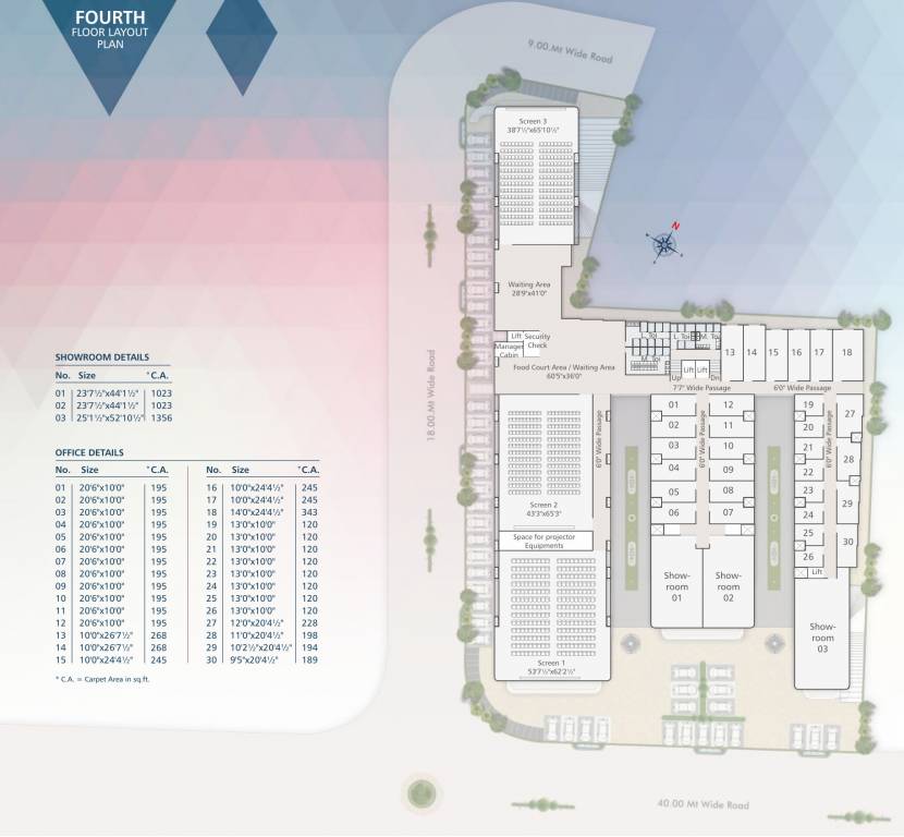 shree siddheshwar hallmark 1 Cluster Plan For 4th Floor