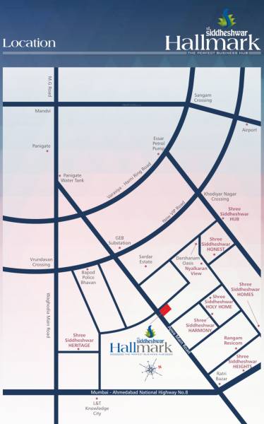 Location Plan shree-siddheshwar-hallmark Location Plan