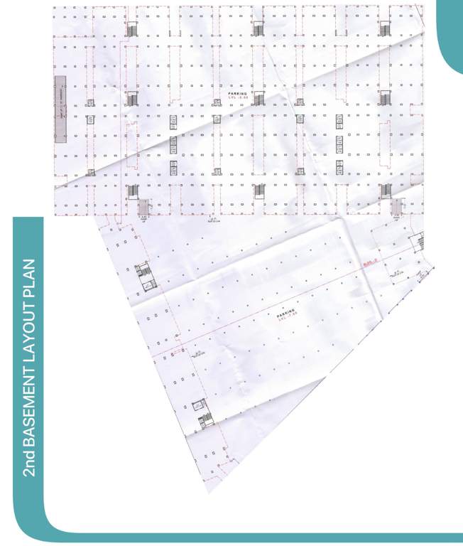 radha raman textile market phase 2 B, C, D Cluster Plan For 2nd Basement