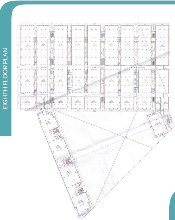 radha raman textile market phase 2 B, C, D Cluster Plan For 8th Floor