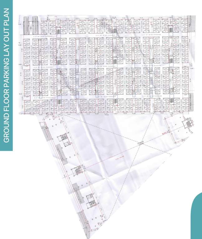 radha raman textile market phase 2 B, C, D Ground Parking Cluster Plan