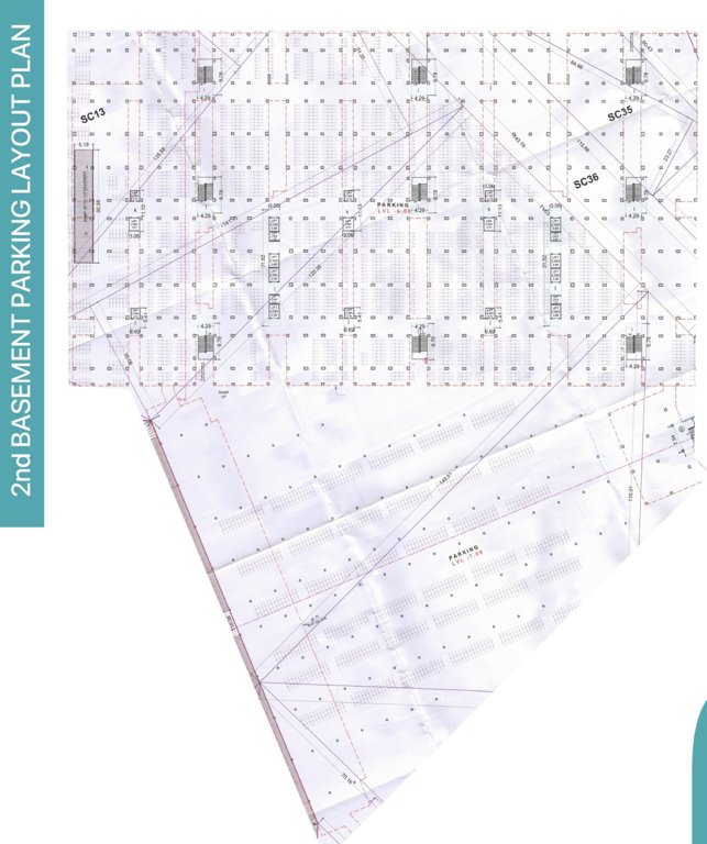 radha raman textile market phase 2 B, D, D 2nd Basement Cluster Plan