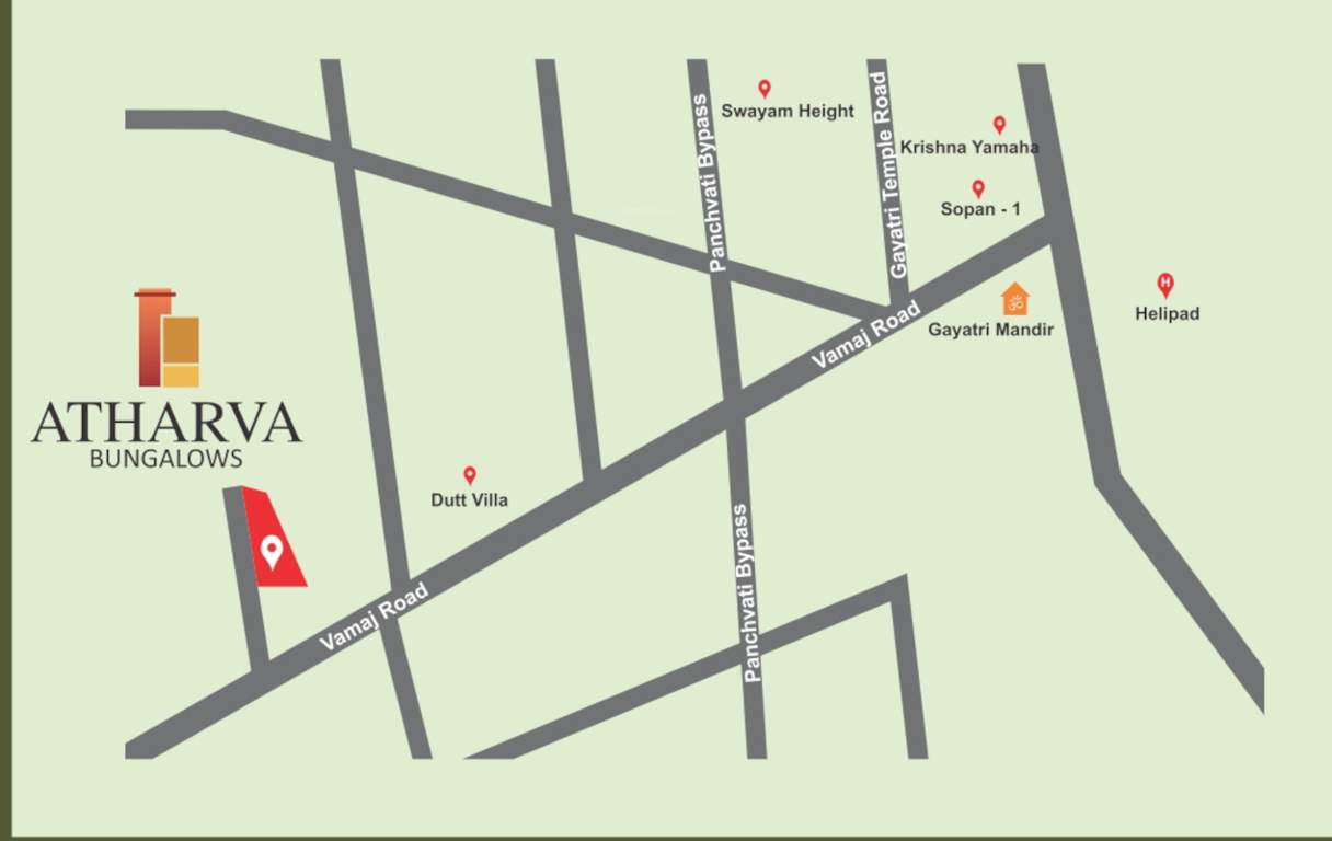  bungalows Location Plan