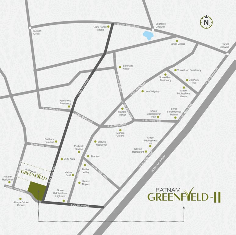  ratnam greenfield ii Location Plan