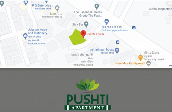  pushti-apartments Location Plan