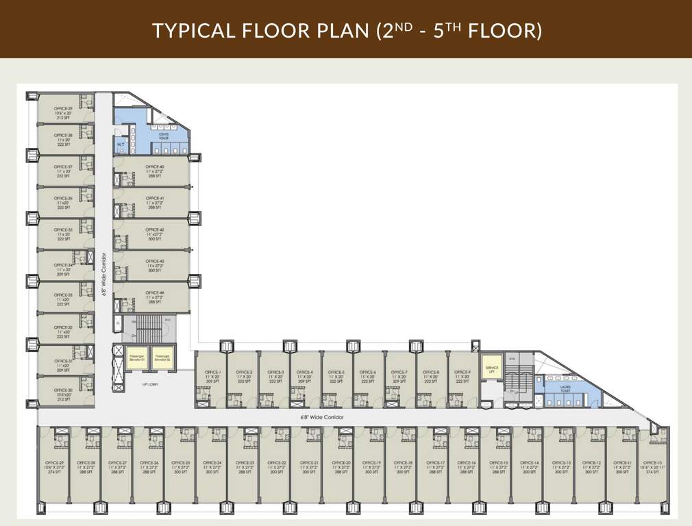  clariant c3 Clariant C3 Cluster Plan from 2nd to 5th Floor
