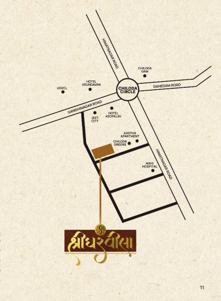 shridhar-villa Location Plan