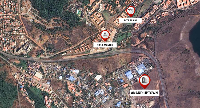  anand uptown Location Plan