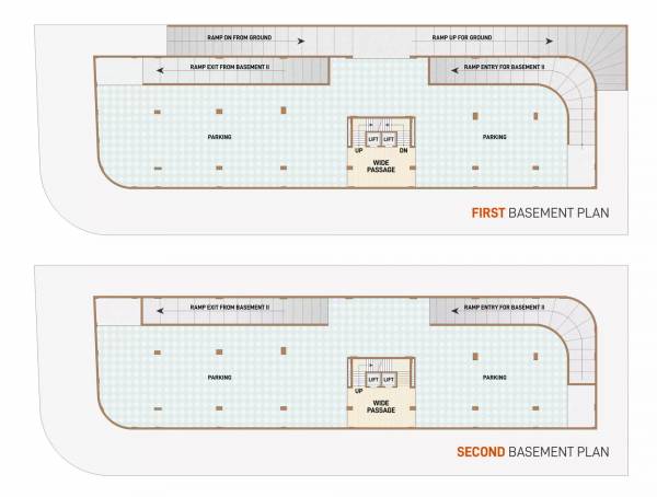  keshavam-square Tower A Cluster Plan for Basement 1 And 2 Floor