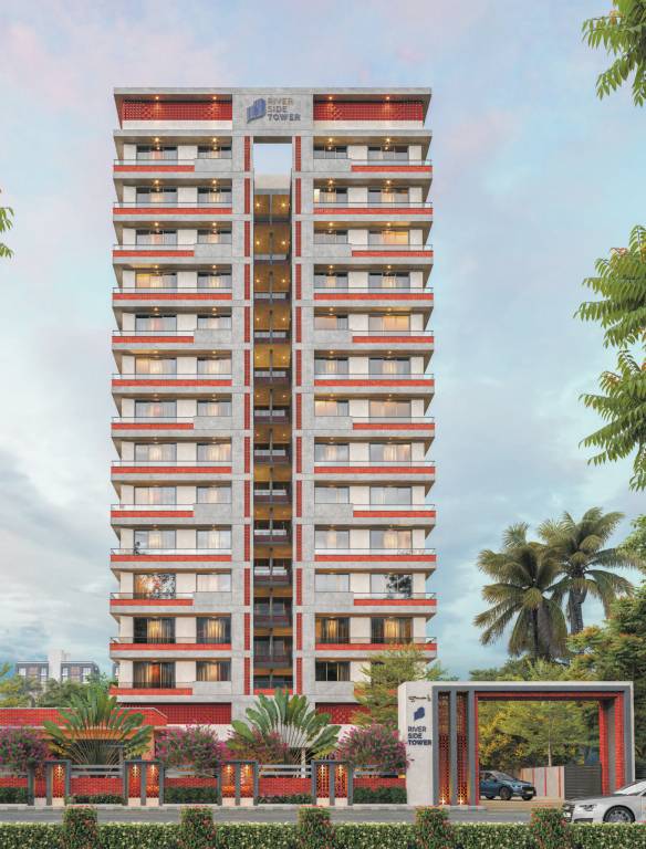 Elevation river side tower Elevation