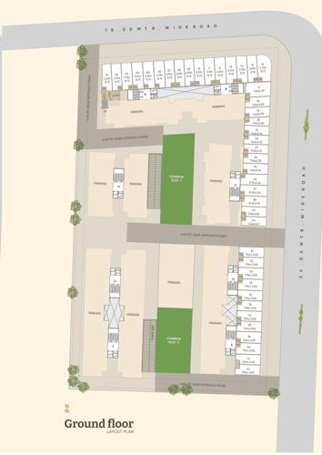  al-makkah-heights Block A,B,C,D,E,F,G,H Cluster Plan For Ground Floor