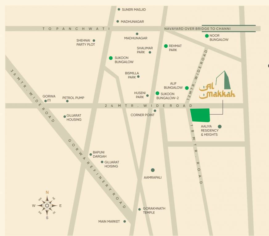 al makkah heights Location Plan