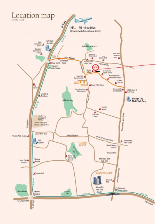 akshaya Location Plan