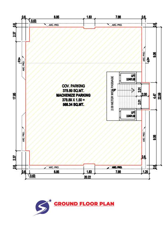 anand palace Anand Palace Ground Floor Cluster Plan