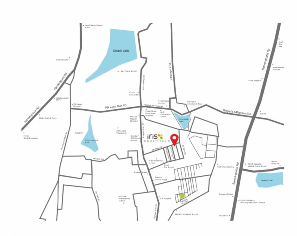  courtyard Location Plan