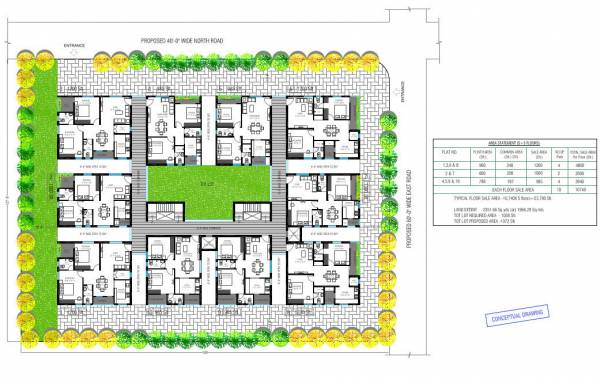  vilaasini Dummy Tower Cluster Plan