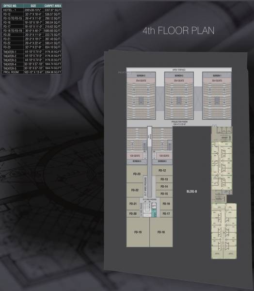 Phase B Cluster Plan For 4th Floor olympia-phase-b Phase B Cluster Plan For 4th Floor
