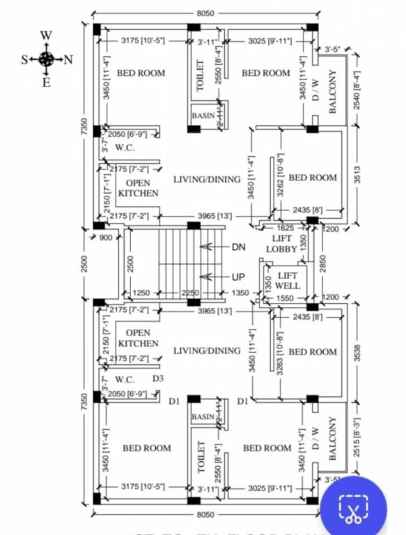  maa durga 1 Maa Durga 1 Cluster Plan from 1st to 4th Floor