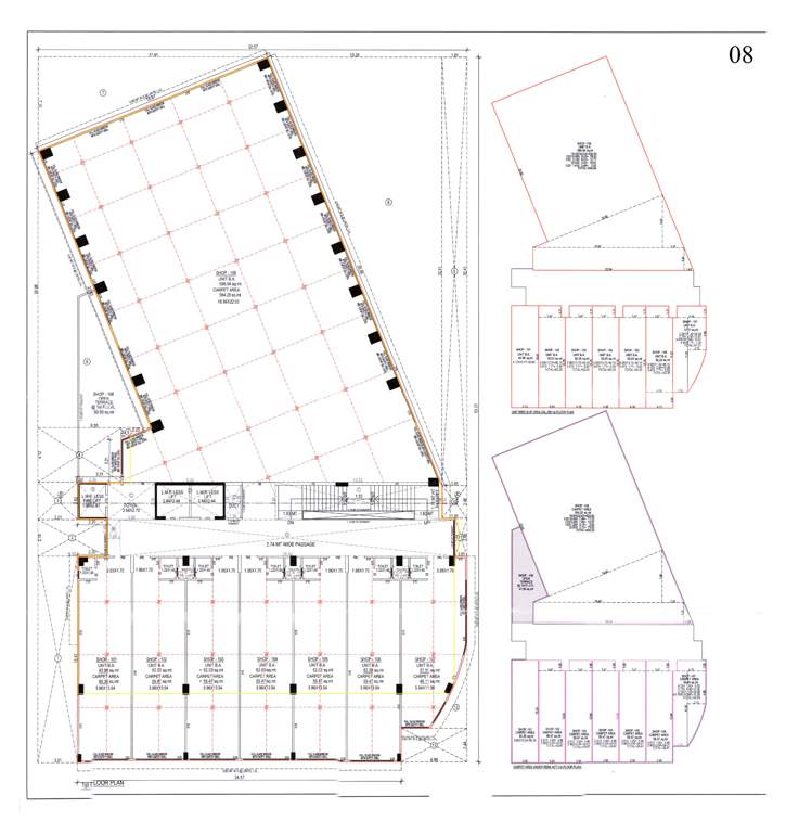  pushti sparsh arcade Pushti Sparsh Arcade Cluster Plan for 1st Floor
