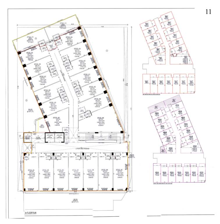  pushti sparsh arcade Pushti Sparsh Arcade Cluster Plan for 4th Floor