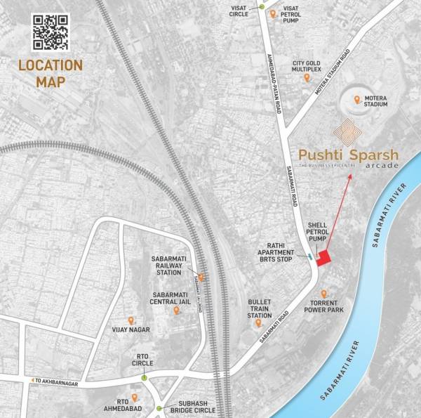  pushti-sparsh-arcade Location Plan