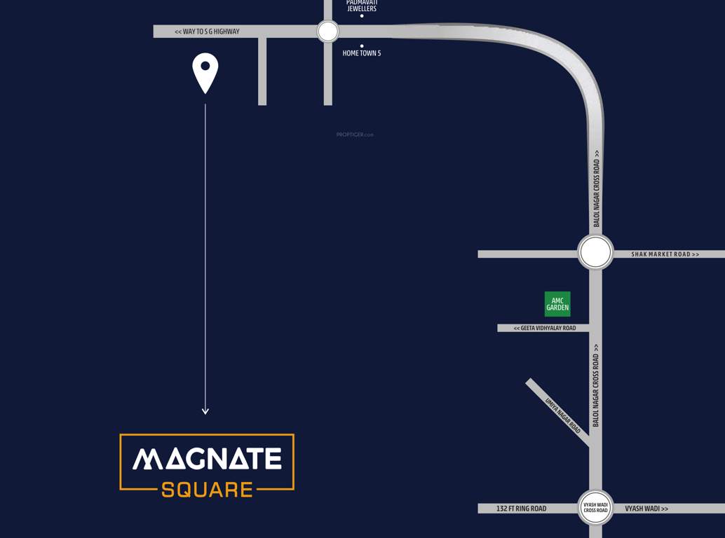  magnate square Location Plan