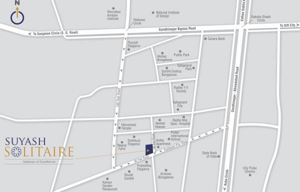  solitaire Location Plan