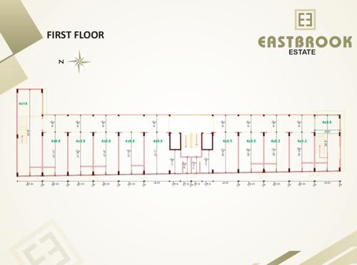  east-brook-estate East Brook Estate Cluster Plan for 1st Floor