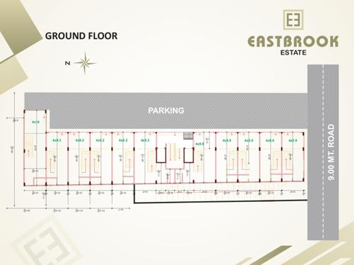  east-brook-estate East Brook Estate Cluster Plan for ground Floor